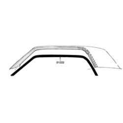 1971-73 ROOFRAIL WEATHERSTRIP CLIP COUPE/FASTBACK QUARTER WINDOW